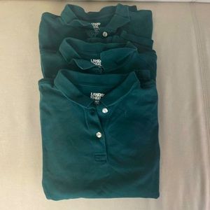 Land’s End Hunter Green Uniform Lot